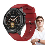 Smartwatch For Men Waterproof Touch Screen Intelligent Monitor Watches With Pedometer Fitness Wearable Technology Activity