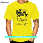 Tees Male Harajuku Top Fitness Brand Clothing T-Shirt Shirt MZ ETZ 250 DDR Kult Fun Motorrad Biker MC Ostalgie Zone Tee Shirt