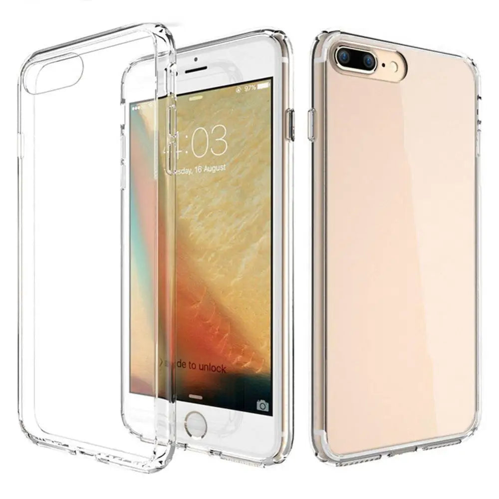 Transparent Clear Soft Silicone Case Skin Cover for iPhone SE 5 5S 6 6S 7 Plus