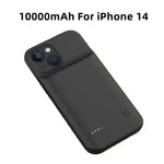 10000mAh Battery Charger Case for IPhone 11 12 13 14 Pro Max Mini for Apple 6 6S 7 8 Plus X XR XS MAX Power Bank Charging Cover