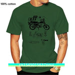 Tees Male Harajuku Top Fitness Brand Clothing T-Shirt Shirt MZ ETZ 250 DDR Kult Fun Motorrad Biker MC Ostalgie Zone Tee Shirt