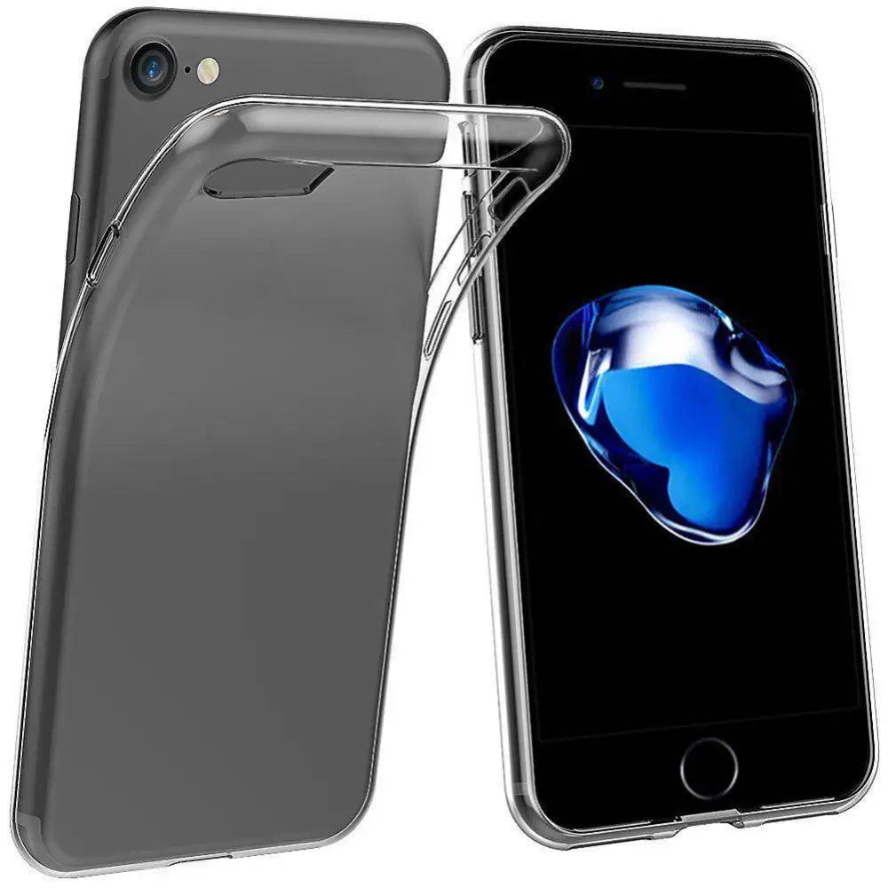 Transparent Clear Soft Silicone Case Skin Cover for iPhone SE 5 5S 6 6S 7 Plus